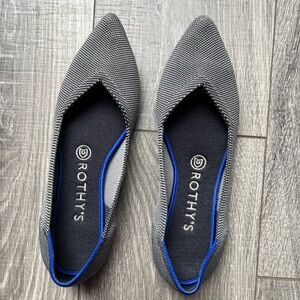 Rothy’s The Point I grey size W8